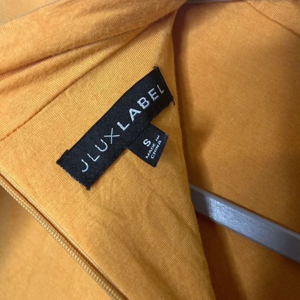 JLUXLABEL Mock neck Ruched front maxi dress - Picture 3 of 3